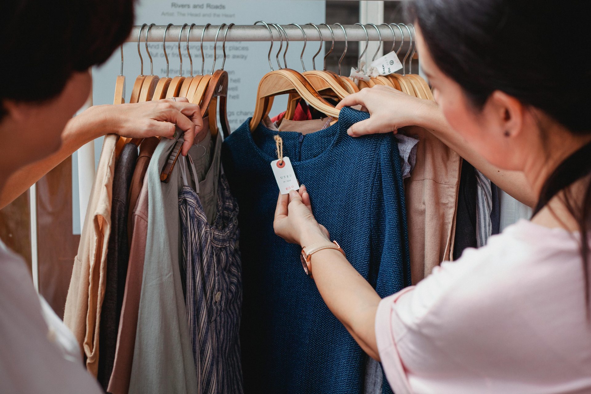 Clothes on the rack